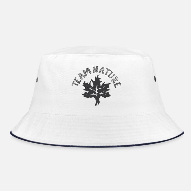 team nature nature tree leaf symbol maple leaf Bucket Hat