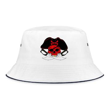 Pirate rouge - Bob - blanc/marine - Devant