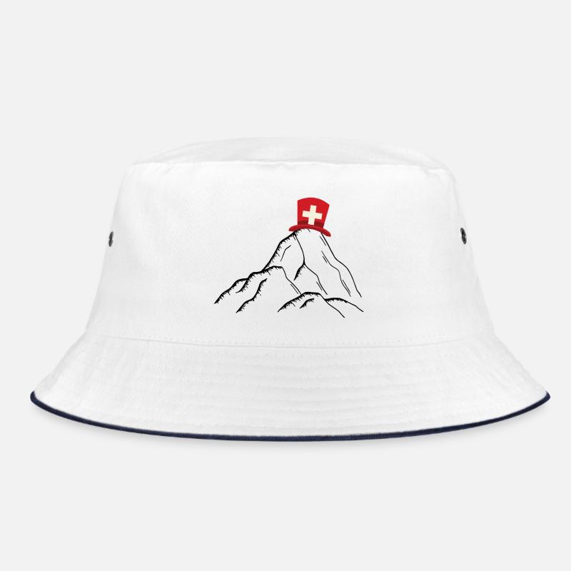 Schweiz - Schweizer Berge Bucket Hat