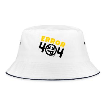 Error 404 Not Found - Bucket Hat - white/navy - Front
