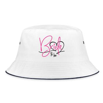 Bride to Be - Bucket Hat - white/navy - Front