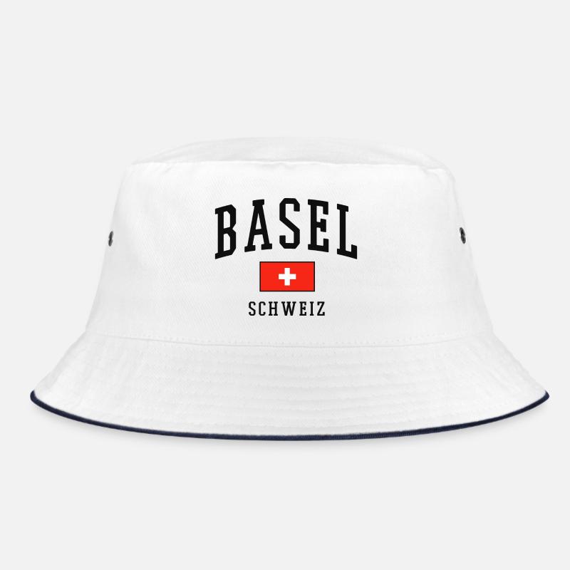 Basel Switzerland Flag Bucket Hat
