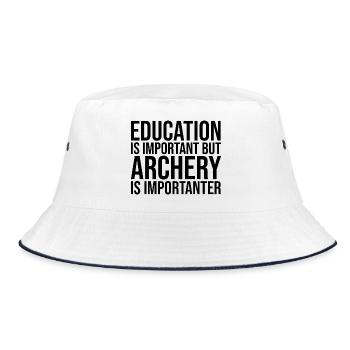 Archery Archery Archery - Bucket Hat - white/navy - Front