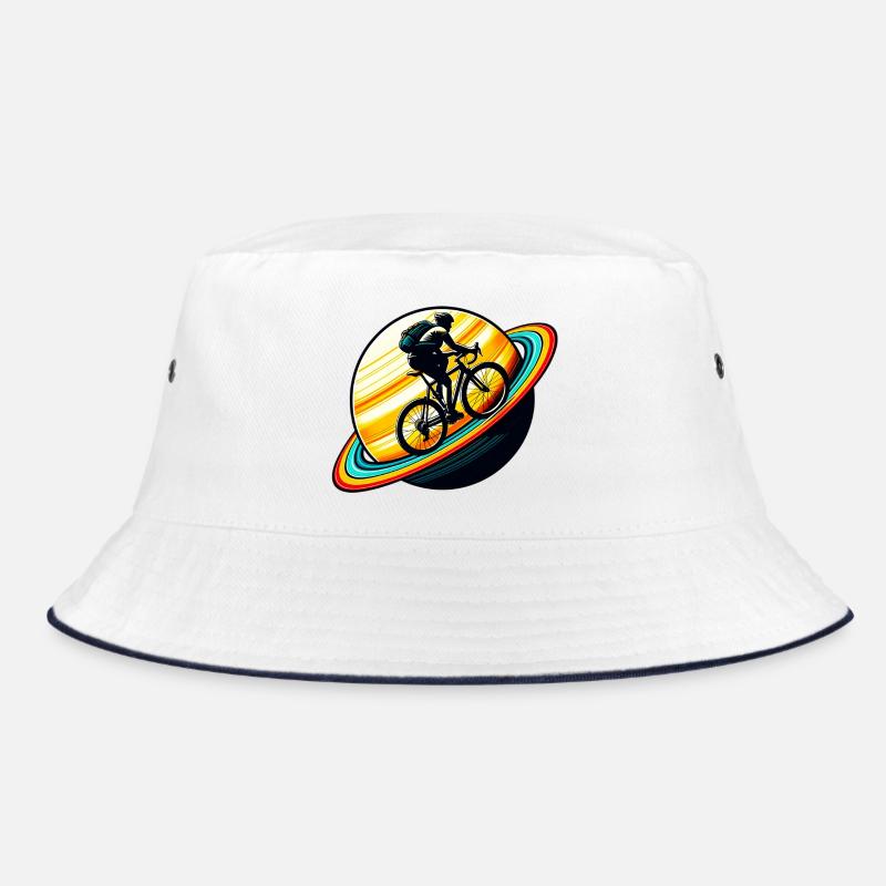 Cyclist on Saturn Bucket Hat