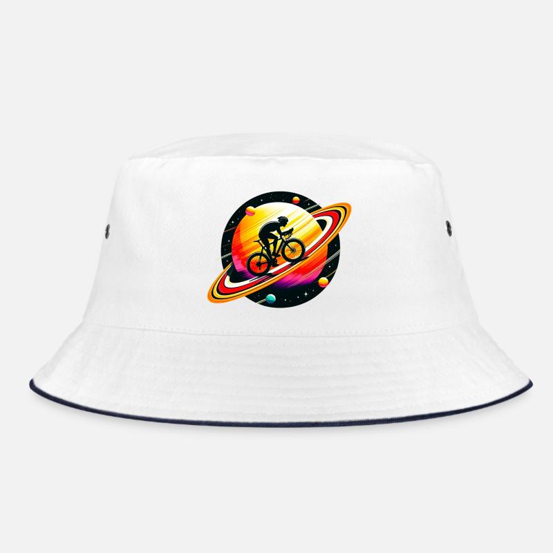 Cyclist on Saturn Bucket Hat