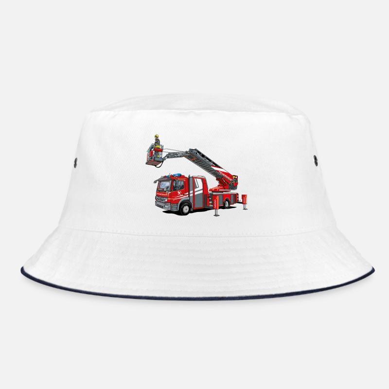 Fire brigade turntable ladder with rescue cage Bucket Hat