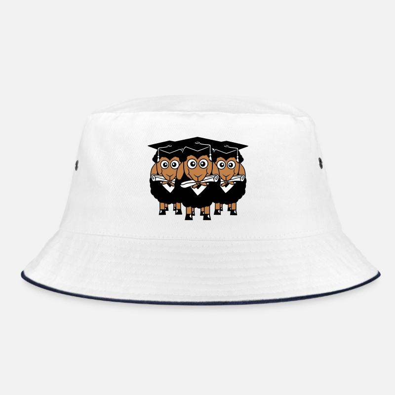 3 Sheep Certificate College Abi Three Students Team Bucket Hat