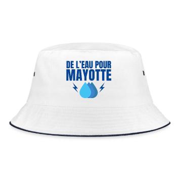 Mayotte, 976, département Français - Bob - blanc/marine - Devant