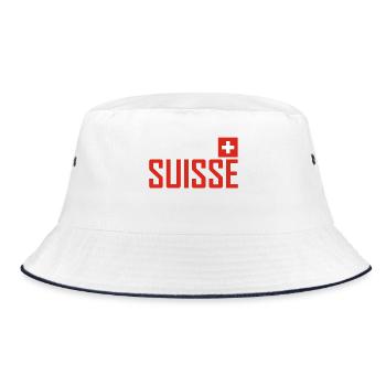 Suisse - Drapeau - Schwiiz - Suisse - Suisse - Bob - blanc/marine - Devant