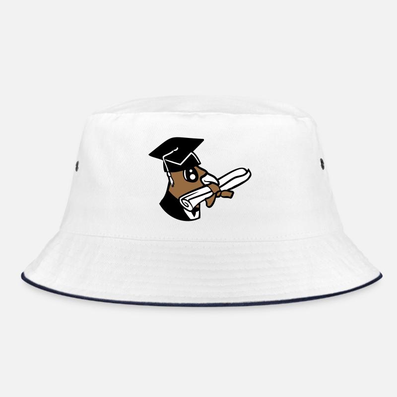 Deaf School Graduation College Certificate Certificate Certificate Bucket Hat