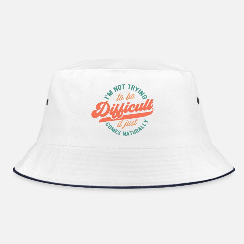 Natural Humorous Text Design Bucket Hat