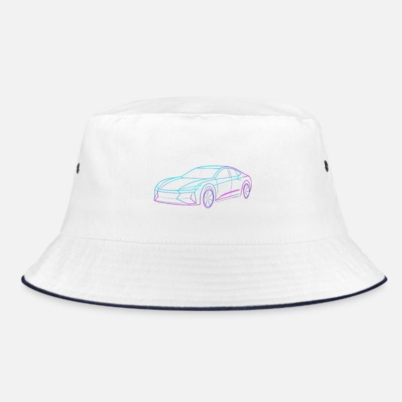 Neon Artform Car Bucket Hat