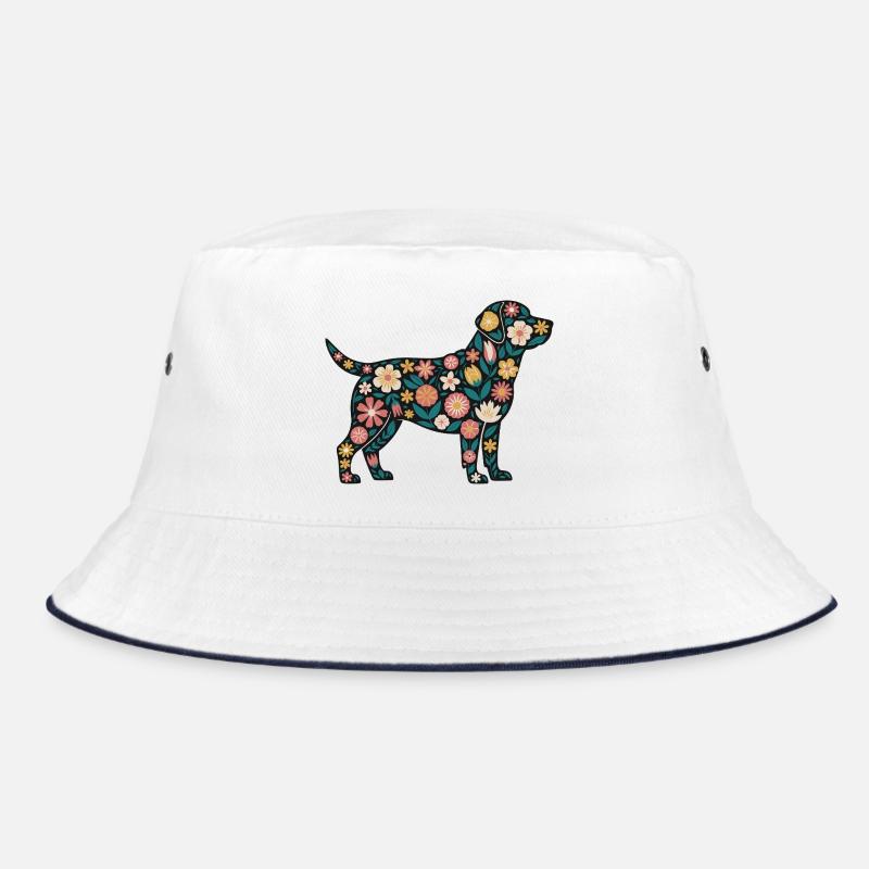 Silhouette de chien fleur Bob