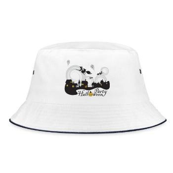 Halloween Party - Bucket Hat - white/navy - Front
