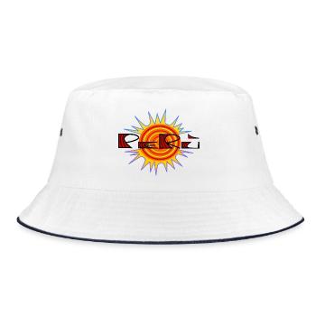 Logo Perù by Cean  - Bucket Hat - white/navy - Front