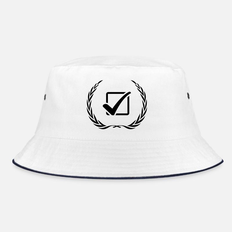 Häkchen Ankreuzen Kranz Bucket Hat