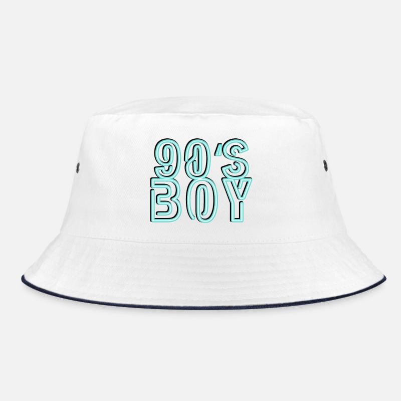 Années 90 - Bob - blanc/marine