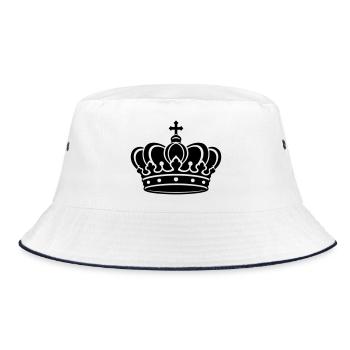Symbole de la couronne - Bob - blanc/marine - Devant
