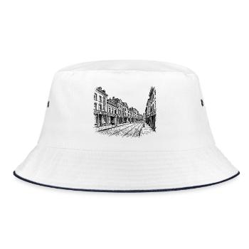 Vintage Street - Bucket Hat - white/navy - Front