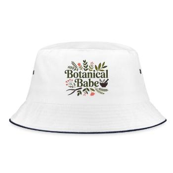 Herbalist Botanical Babe Professional Clinical - Bucket Hat - white/navy - Front