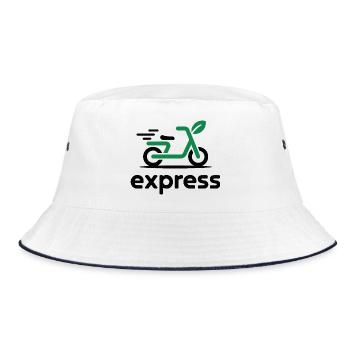 Eco Express Leaf Scooter Logo - Bob - blanc/marine - Devant