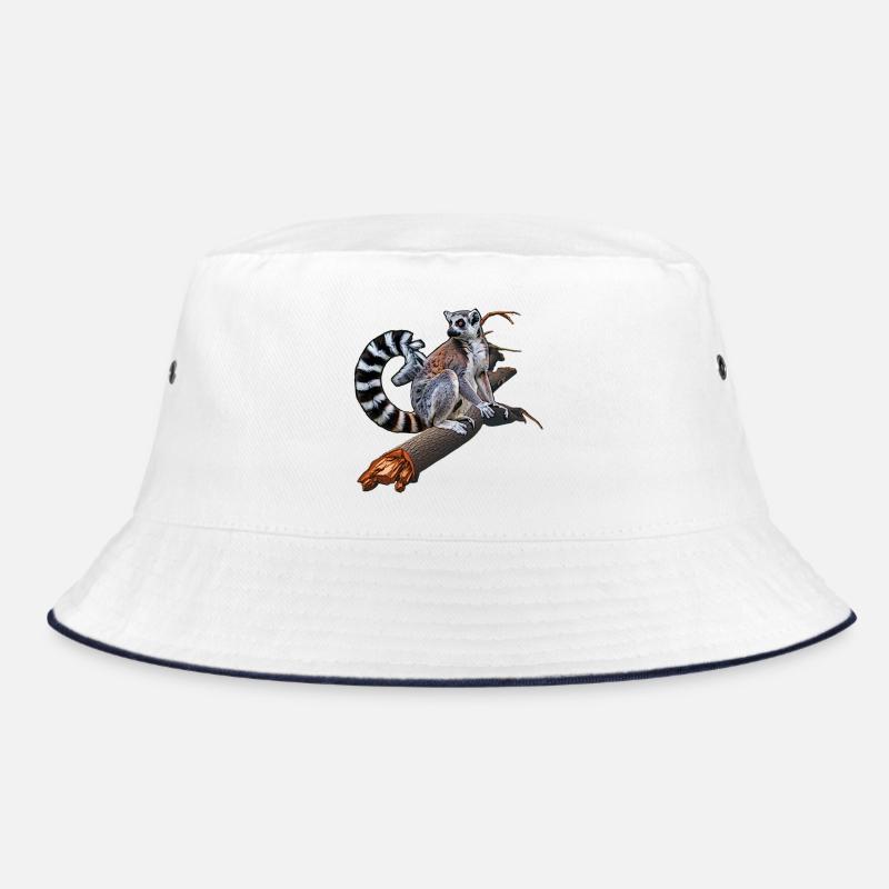 Ring-tailed lemurs Bucket Hat