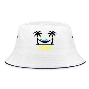 Palmiers Hammock 2026 - Bob - blanc/marine - Devant