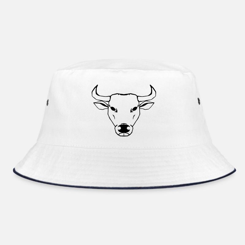 Ox Illustration Bucket Hat