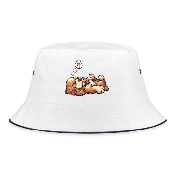 Cocker Spaniel Cocker Dog Cocker Spaniel Owner - Bucket Hat - white/navy - Front
