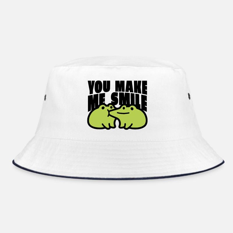 You Make me Smile Spruch Bucket Hat
