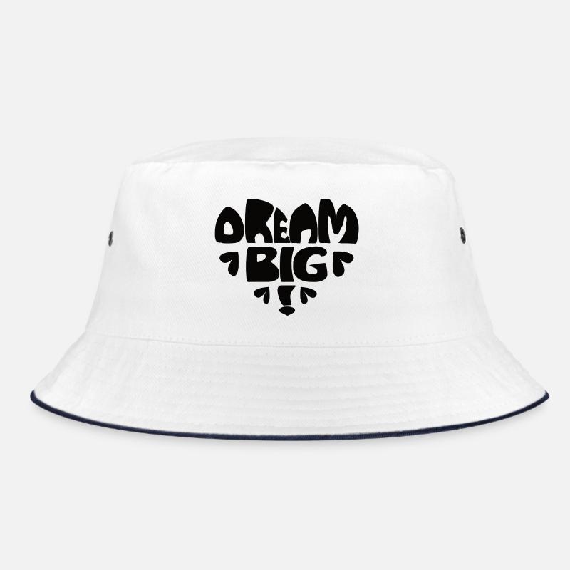 Dream Big! - black Bucket Hat