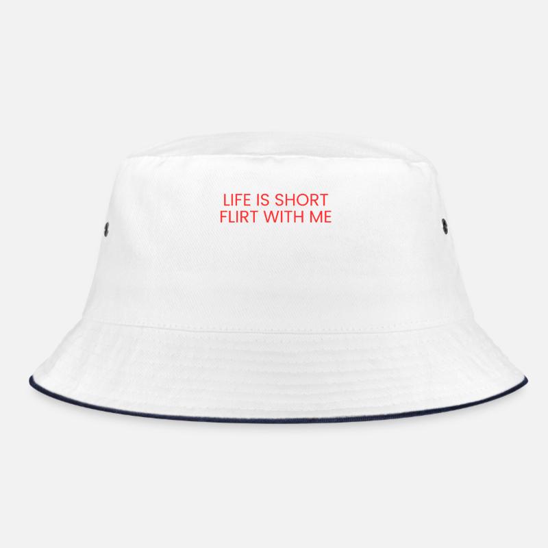Short Life flirts with me Bucket Hat