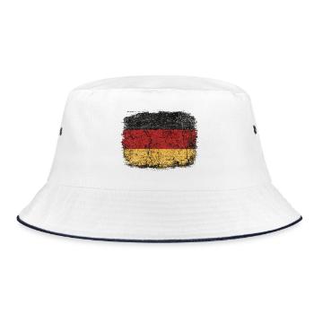 Drapeau allemand - Vintage Designe - Bob - blanc/marine - Devant