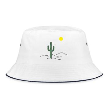 Cactus du désert au soleil - Bob - blanc/marine - Devant