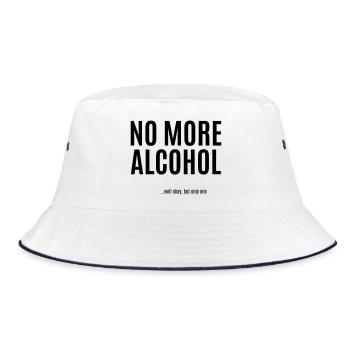 Design missing—Please provide upload - Bucket Hat - white/navy - Front