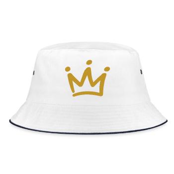 Emblème de la couronne d’or - Bob - blanc/marine - Devant