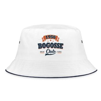 70 Years Man Gift 1956 – Bogosse Club - Bucket Hat - white/navy - Front