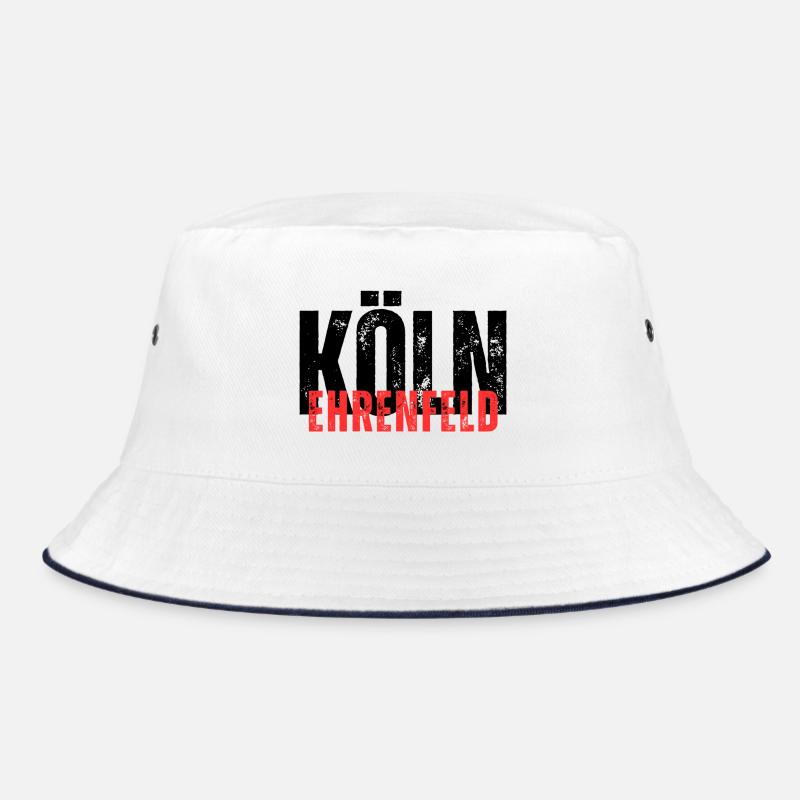 Ehrenfeld schwarz rot Bucket Hat