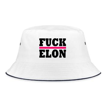 Fuck elon - Bob - blanc/marine - Devant