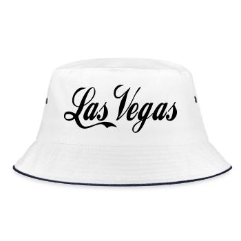 Las Vegas - Bucket Hat - white/navy - Front