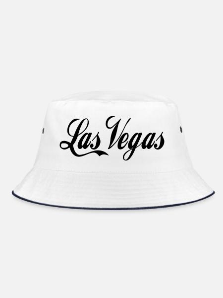 Las Vegas - Bucket Hat - Weiß/Navy - Vorne