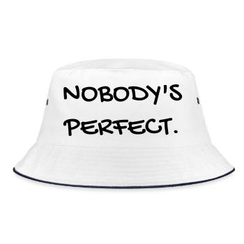 Cinema / Film / Zitat / TV-Serie - Bucket Hat - Weiß/Navy - Vorne