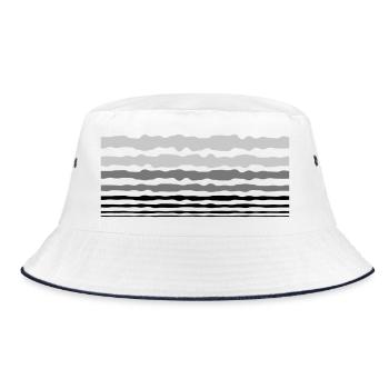 Bandes de lignes de conception - Bob - blanc/marine - Devant