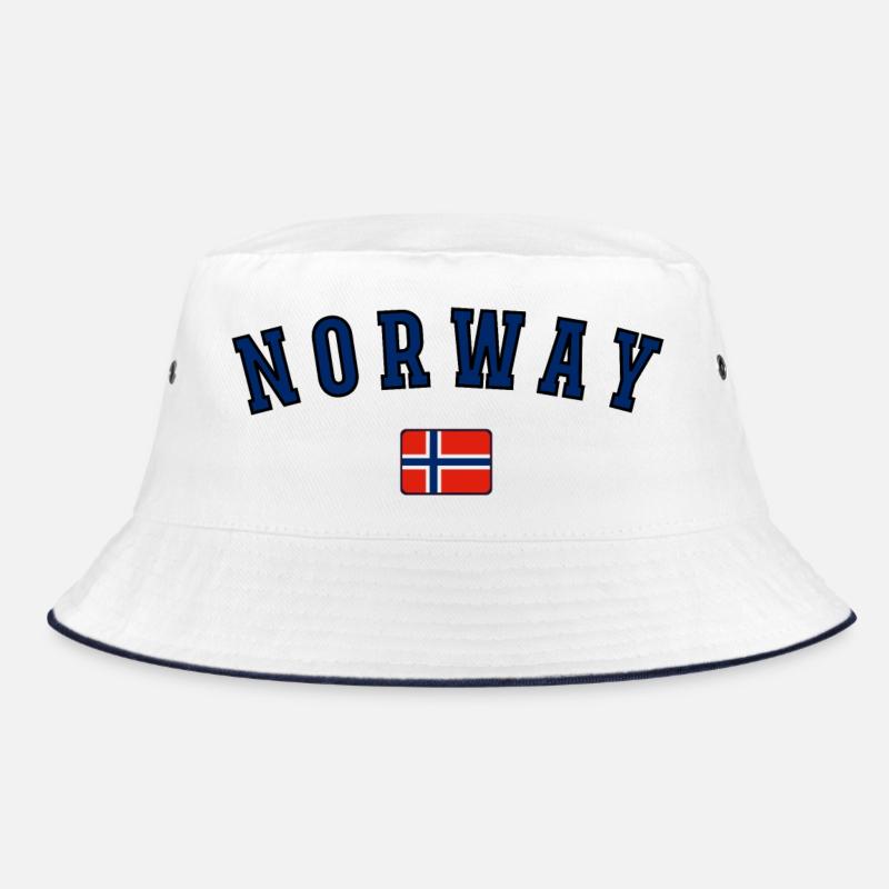 Norwegian flag, Norwegian pride Bucket Hat