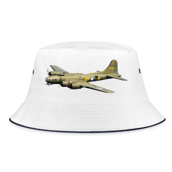 Bomber B-17 Flying Fortress - Bucket Hat - white/navy - Front