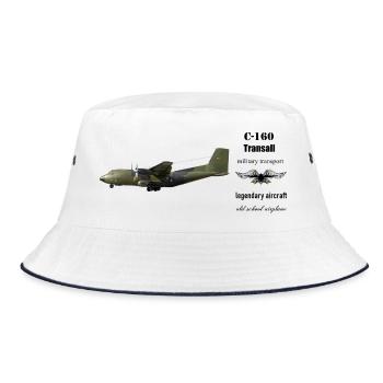 C-160 Transall - Bucket Hat - Weiß/Navy - Vorne