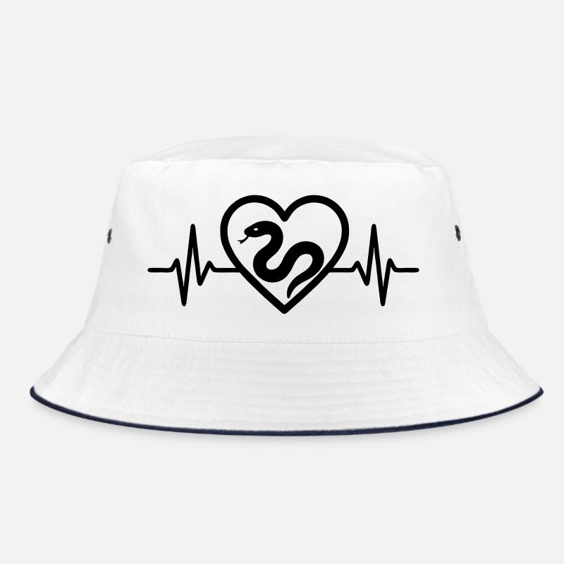 Schlange Herz Bucket Hat