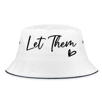 Let them God T-shirt enfant - Bob - blanc/marine - Devant