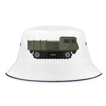 Camion militaire - Bob - blanc/marine - Devant