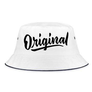Original Unique Design Exclusif Création Tendance - Bob - blanc/marine - Devant